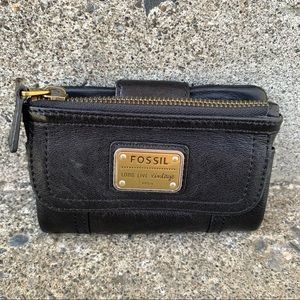 Fossil Emory multifunction Wallet Lambskin Leather